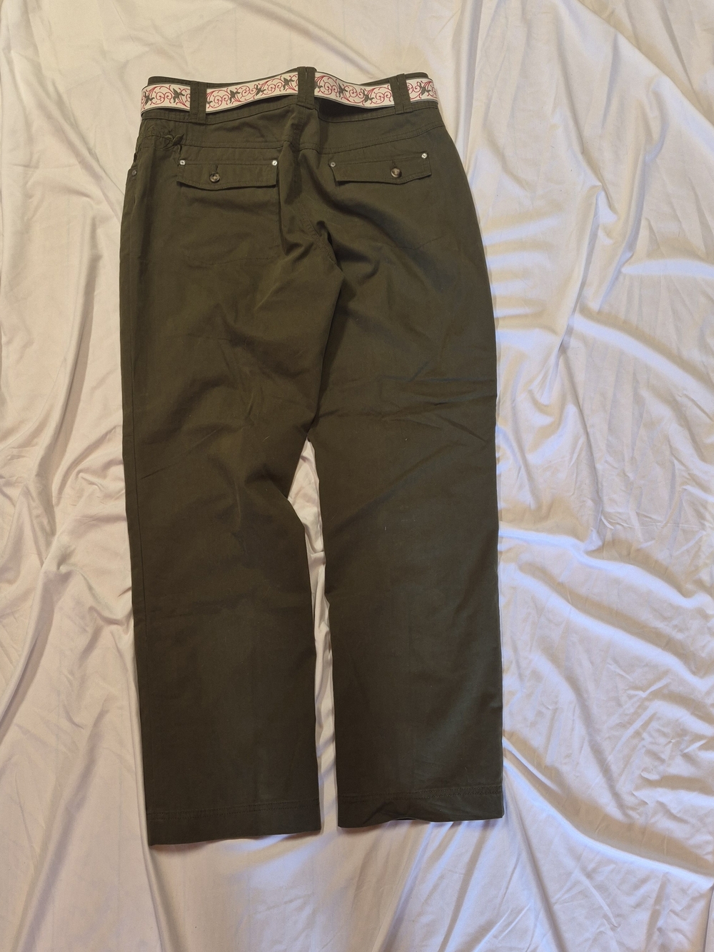 Ladies Cabela's Olive Green Casual Pants - Picture 4 of 6